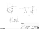 JO.50502W01DOE, Weg, 1/2Hp, 3480 Rpm,575V,Fr:A56J,10611650, ODP, Pump,