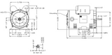 OC.50102W01DOE,  Rolled Steel 0.5Hp 2P W56C 1Ph 115/208-230 V 60 Hz IC01 - ODP - Foot-mounted