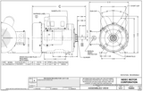 FD32CM2PH, Nidec, 1.5 Hp, 1725 Rpm, 115-208/230V, Frame: 56HC, TEFC,